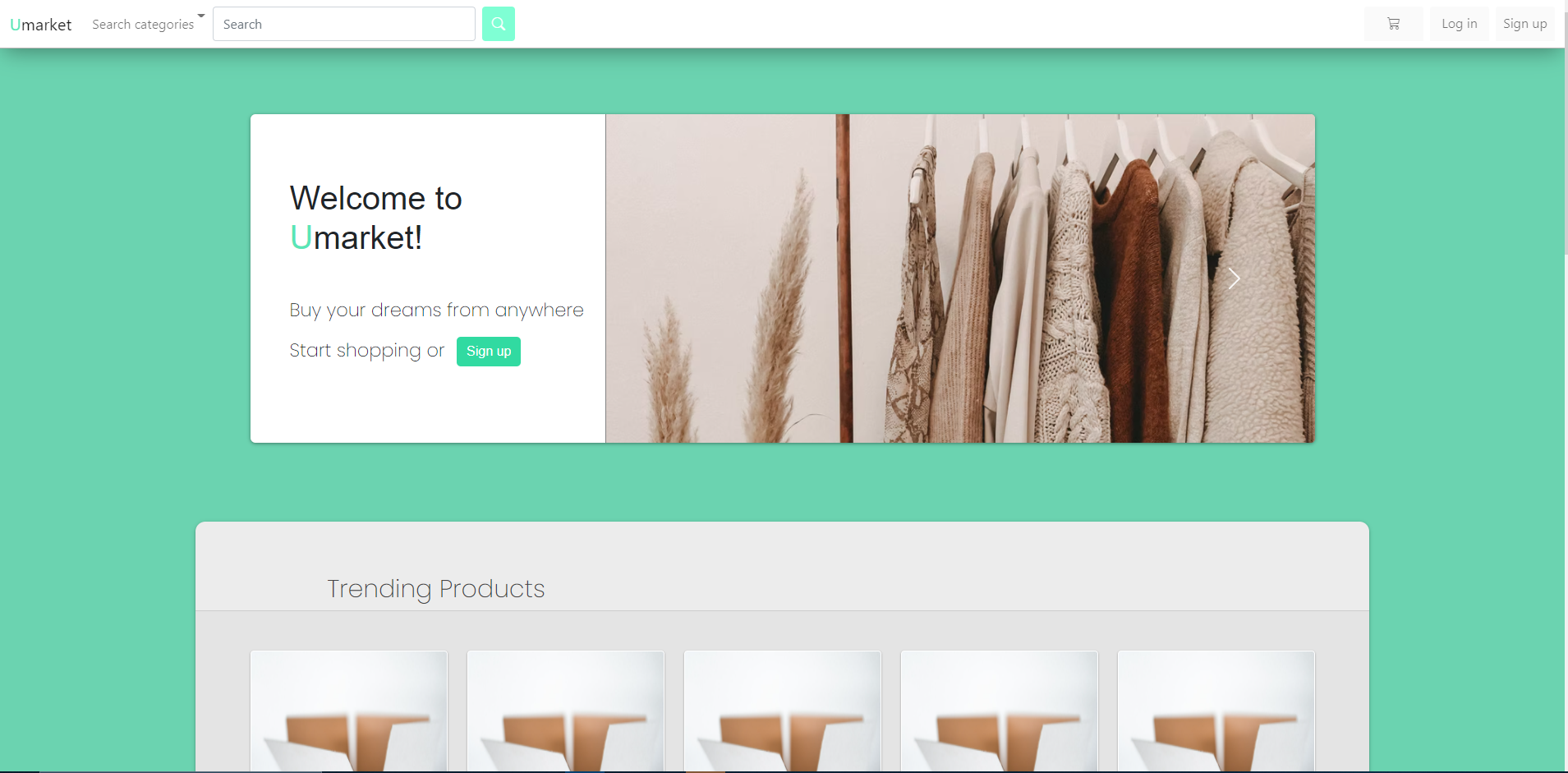 Image of Umarket Project